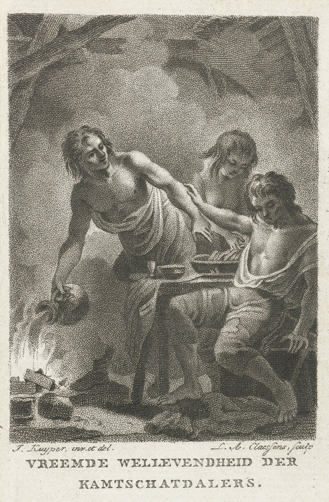 Detail of Locals on the island of Kamchatka receives guests in their home by Jacques Kuyper