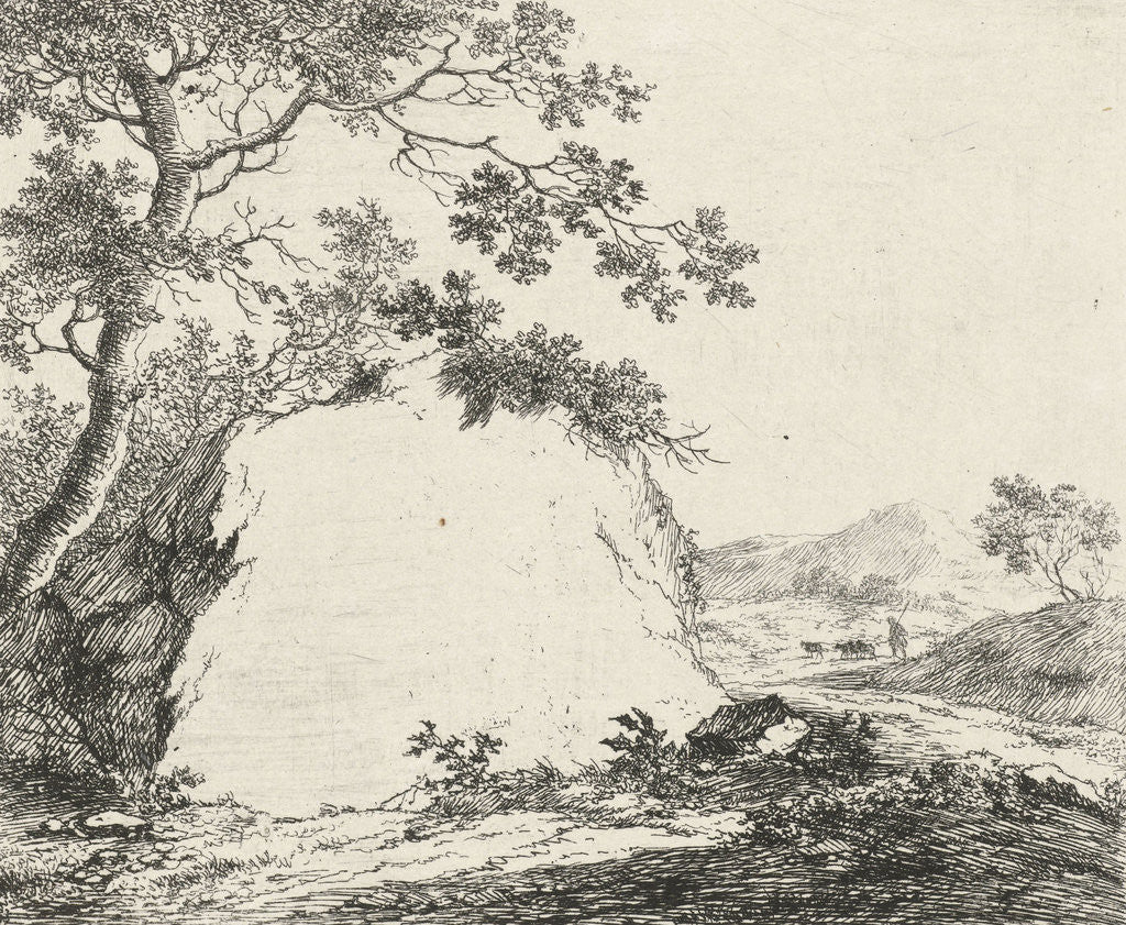 Detail of Title print for a series of twelve months by Johannes Janson