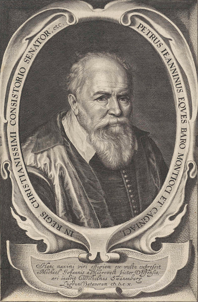 Detail of Portrait of Pierre Jeannin by William Isaacsz. of Swanenburg