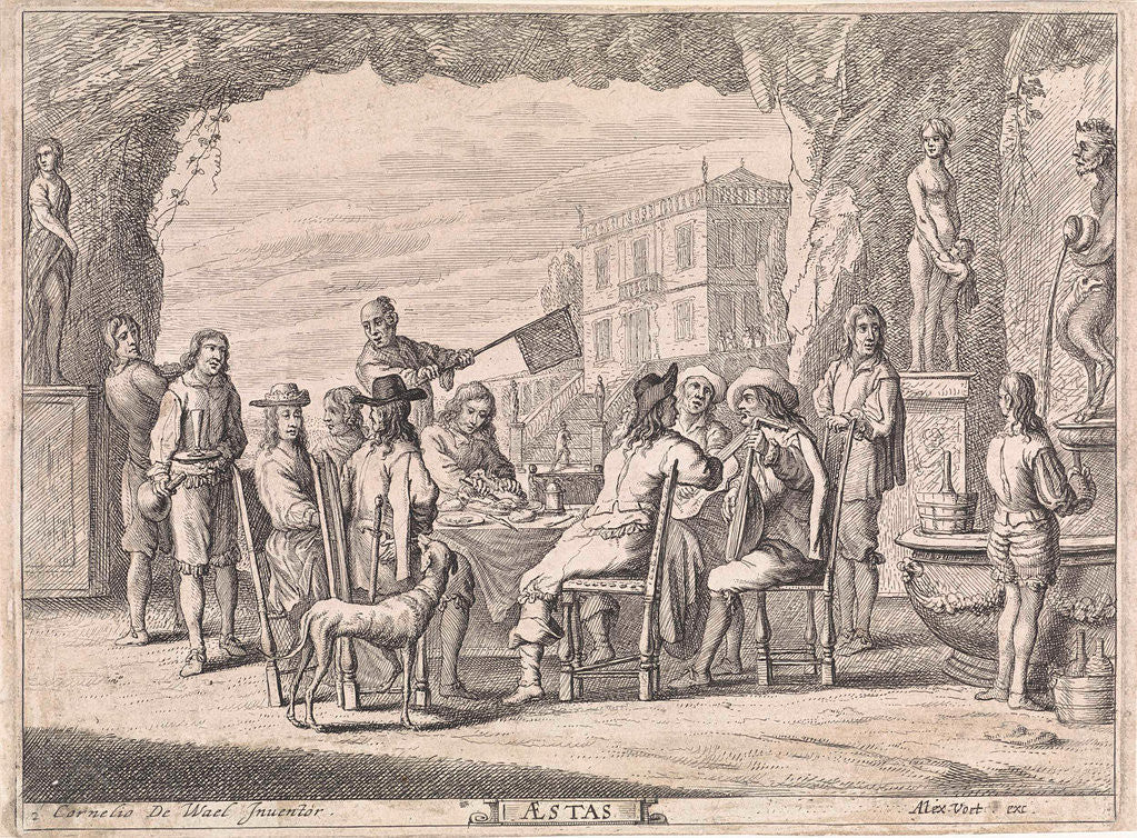 Detail of Summer by Alexander Voet I