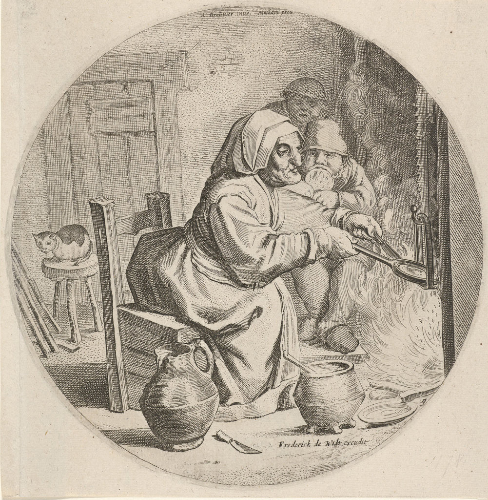 Detail of Pancakes Bakster by Frederik de Wit