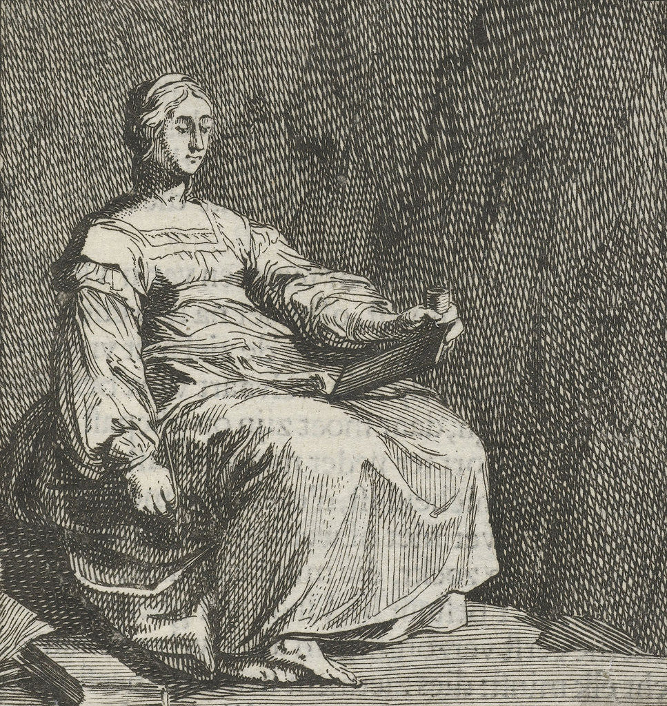 Detail of Clio by Johannes Colom