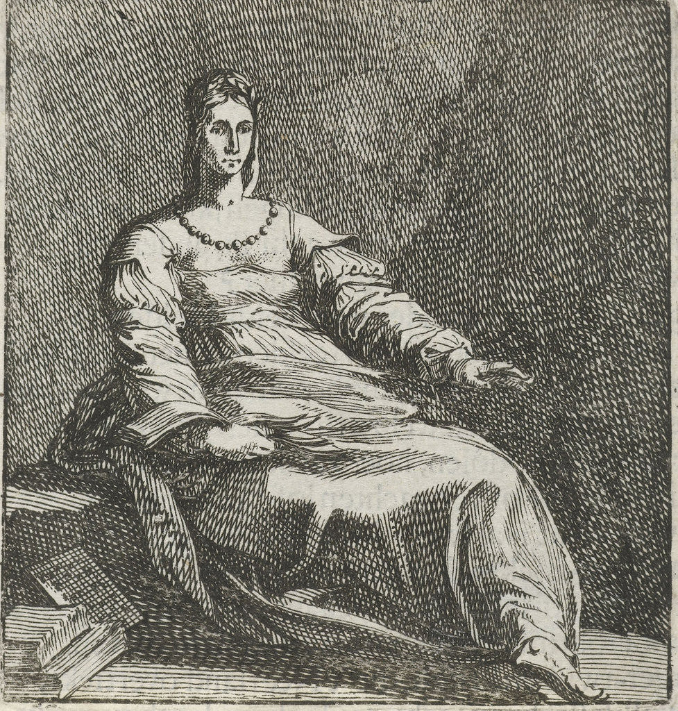 Detail of Calliope by Johannes Colom