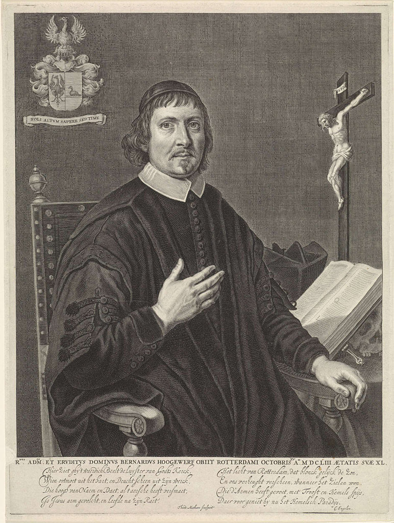 Detail of Portrait of Bernard Hoogewerf by C. Engelen