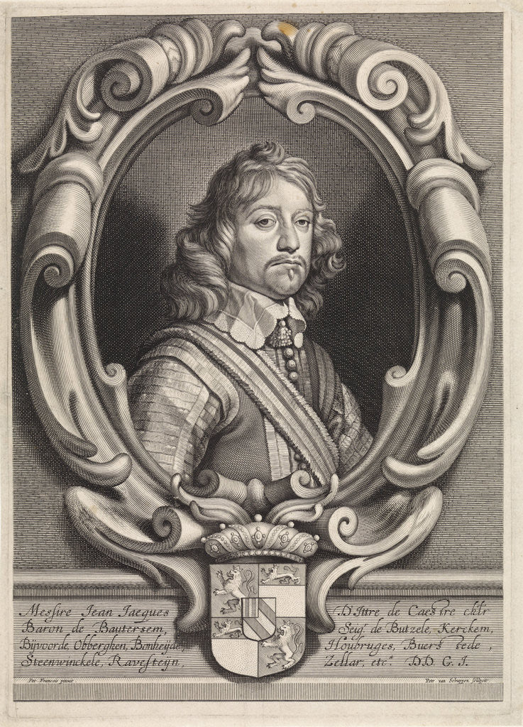 Detail of Portrait of Baron Jean Jacques d'Ittre de Caestre by Pieter van Schuppen