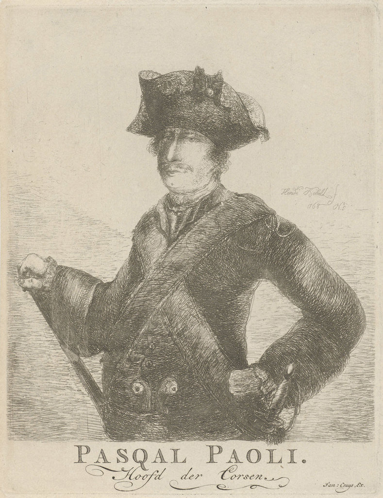 Portrait of General Pascal Paoli by Samuel Cruys