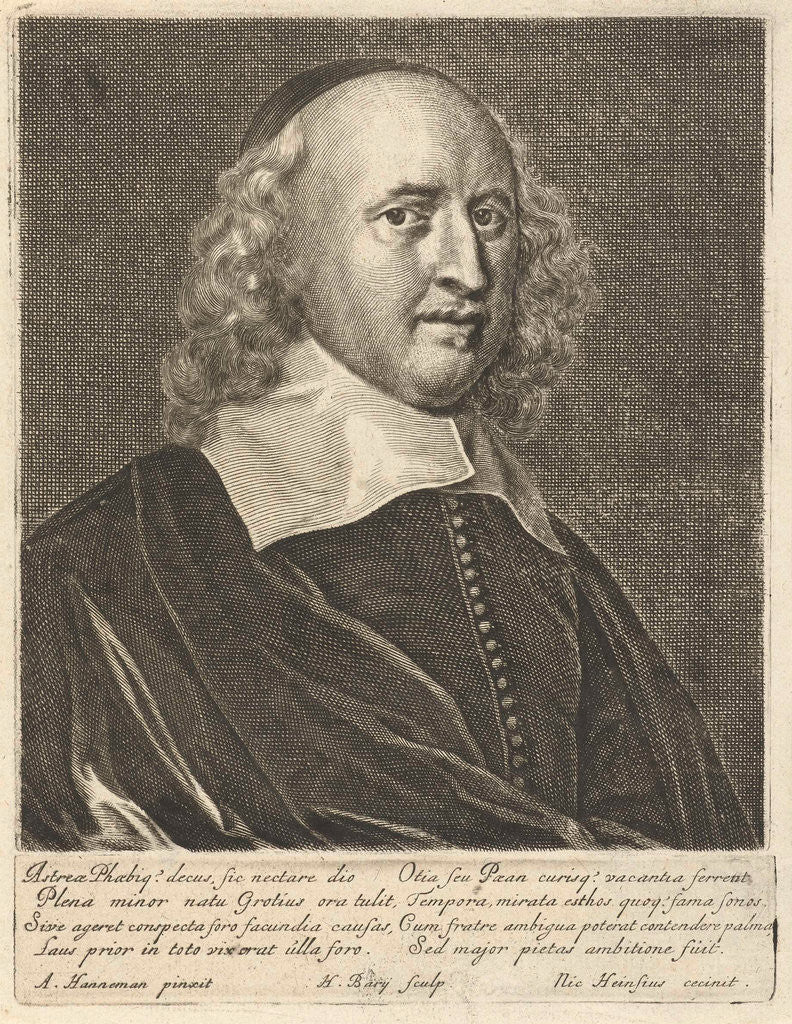 Portrait of Willem de Groot by Nicolaus Heinsius