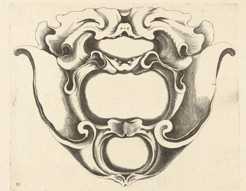 Detail of Main shaped cartouche by Frederik de Wit