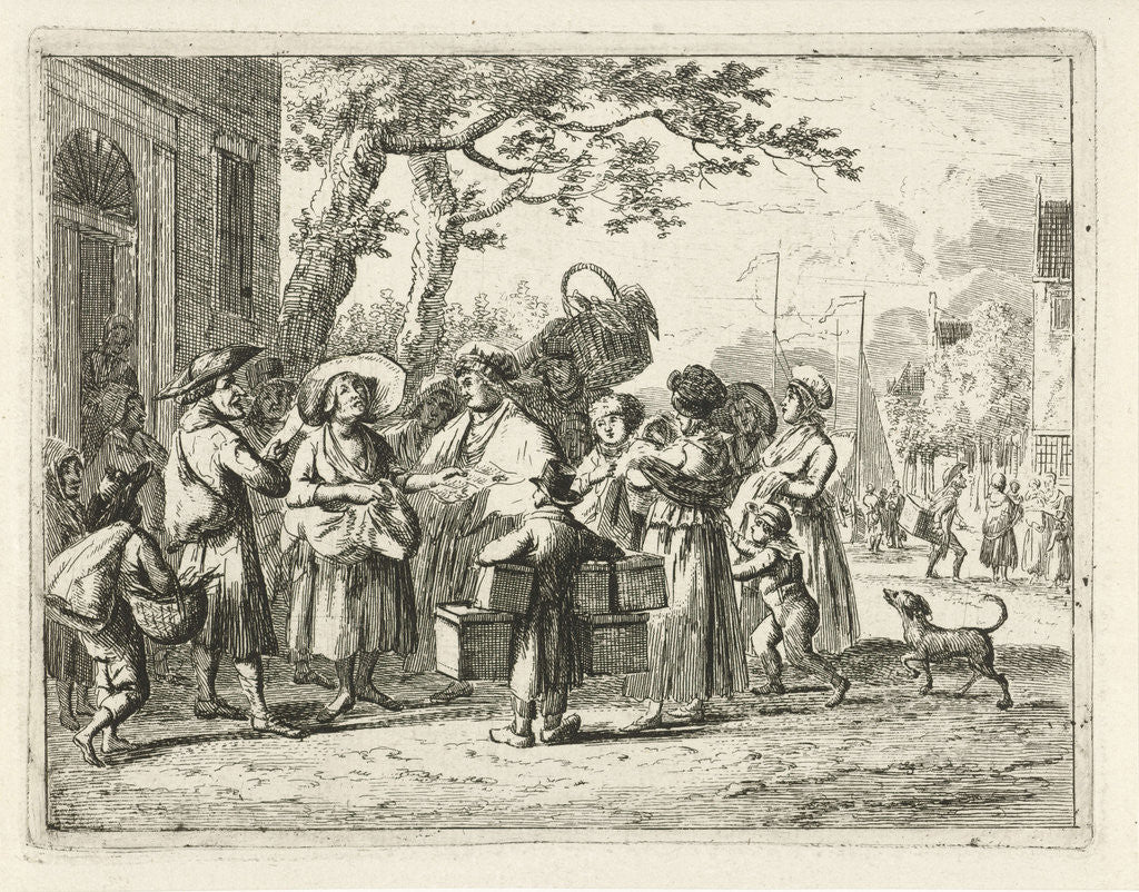 Detail of Street Singers by Christiaan Meijer