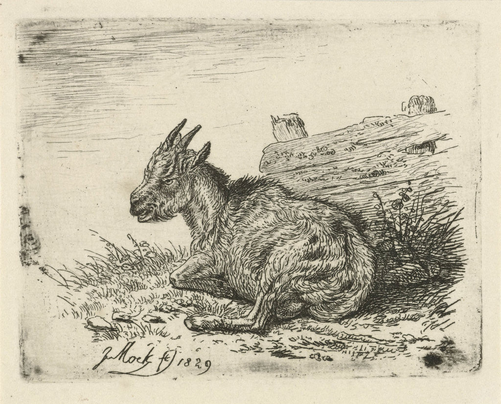 Detail of Lying kid at a fence by Johannes Mock