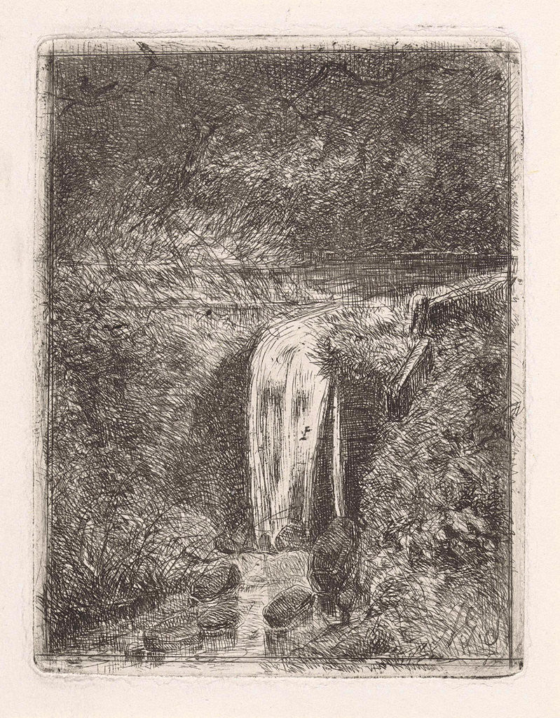 Detail of Waterfall by Jan Gerard Smits