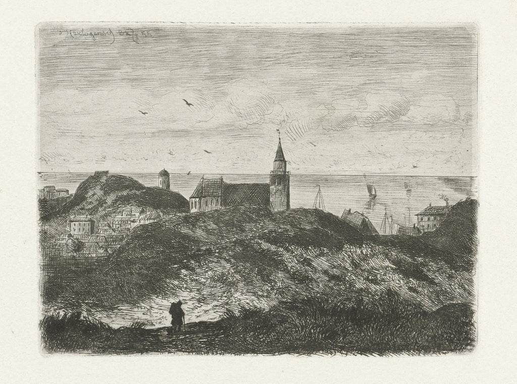 Detail of View of Scheveningen by Joseph Hartogensis