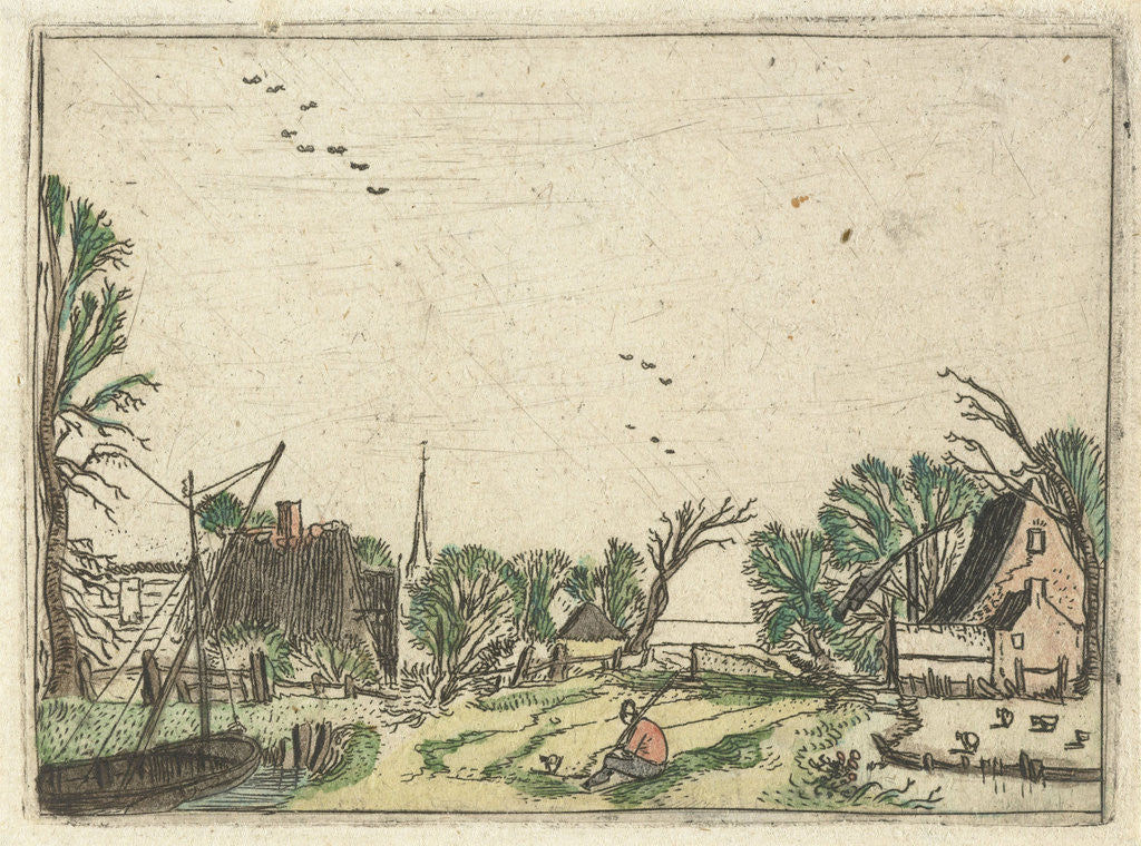 Detail of Country by Esaias van de Velde