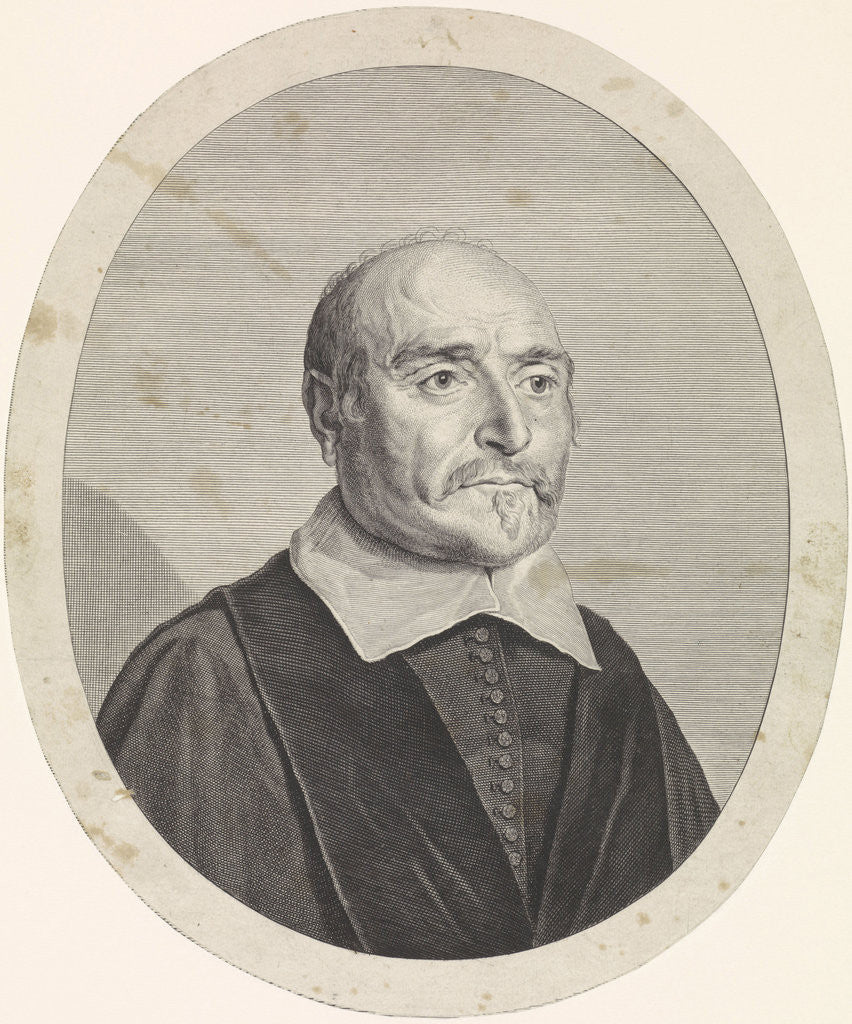 Detail of Portrait of Jacobus Lansbergen by Jan Mijtens