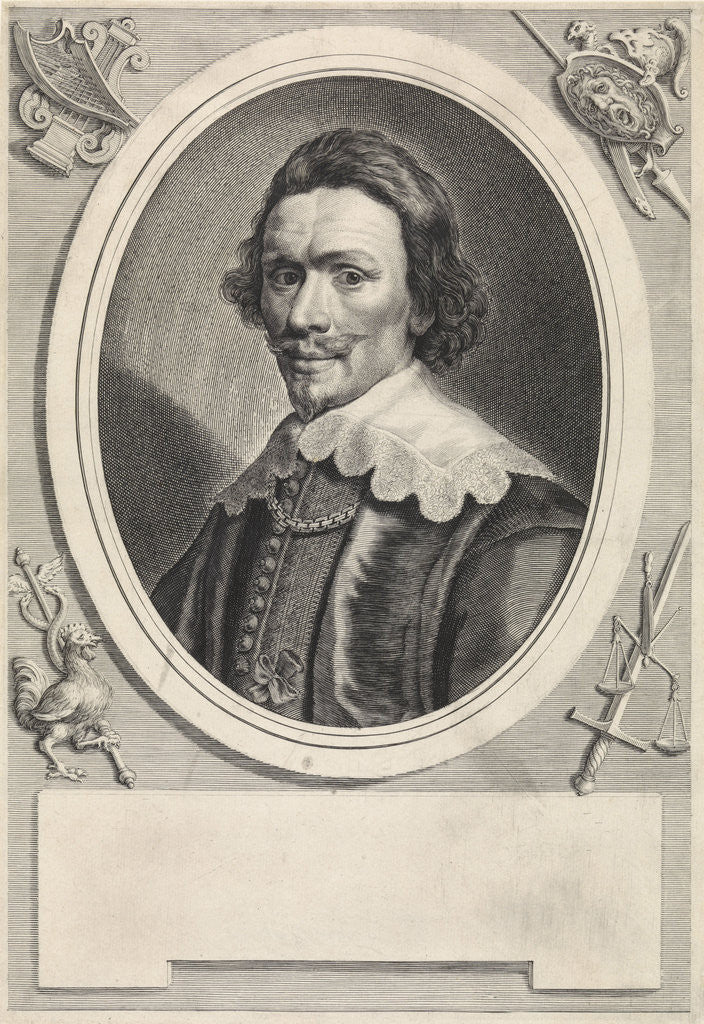 Detail of Portrait of Theodore John Dirk Graswinckel by Michiel Jansz van Mierevelt