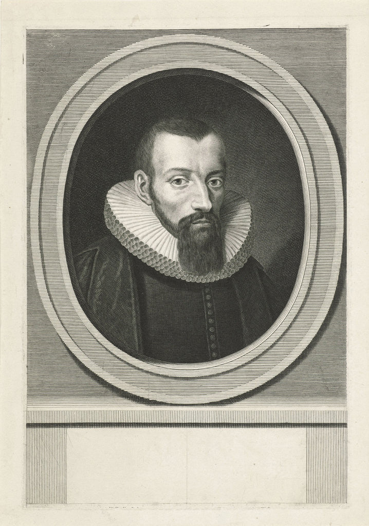 Detail of Portrait of Bartholomäus Keckermann by Michiel Jansz van Mierevelt