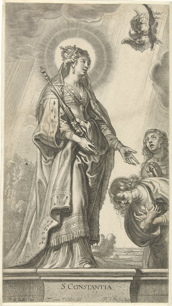 Detail of H Constantia by Pieter de Bailliu I
