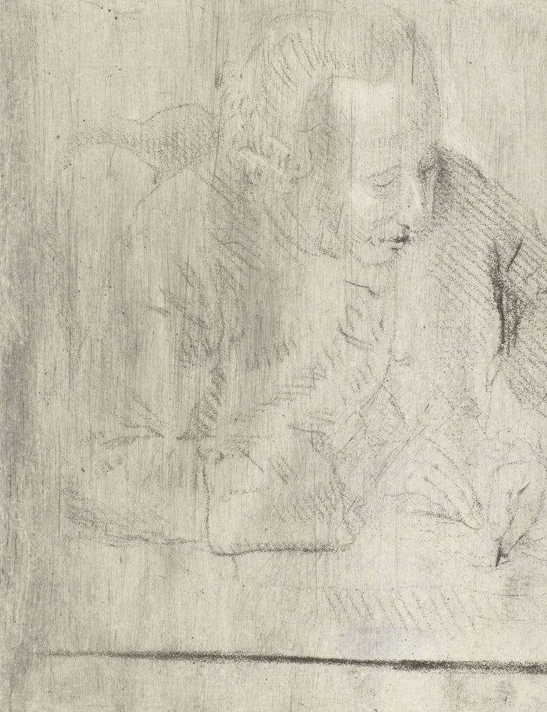 Detail of Portrait of Jean Baptiste Coclers by Louis Bernard Coclers