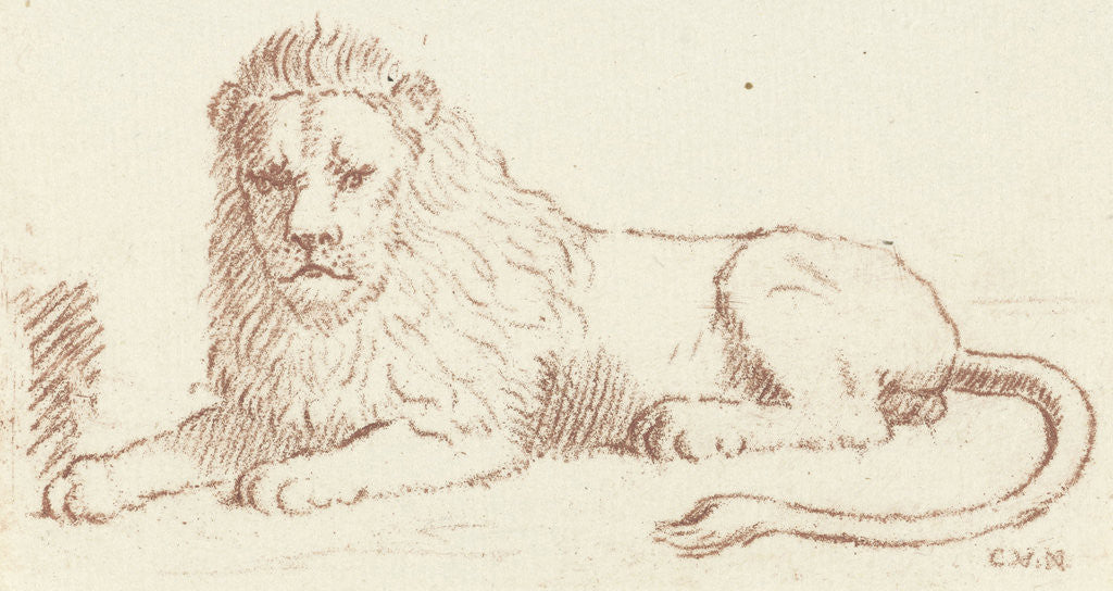 Detail of Leo by Cornelis van Noorde