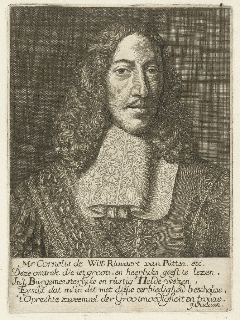 Detail of Portrait of Cornelis de Witt by Samuel van Hoogstraten