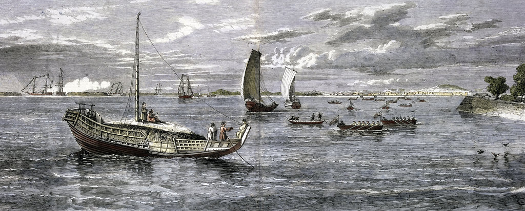 Detail of Tokyo Japan. 1858 by Anonymous