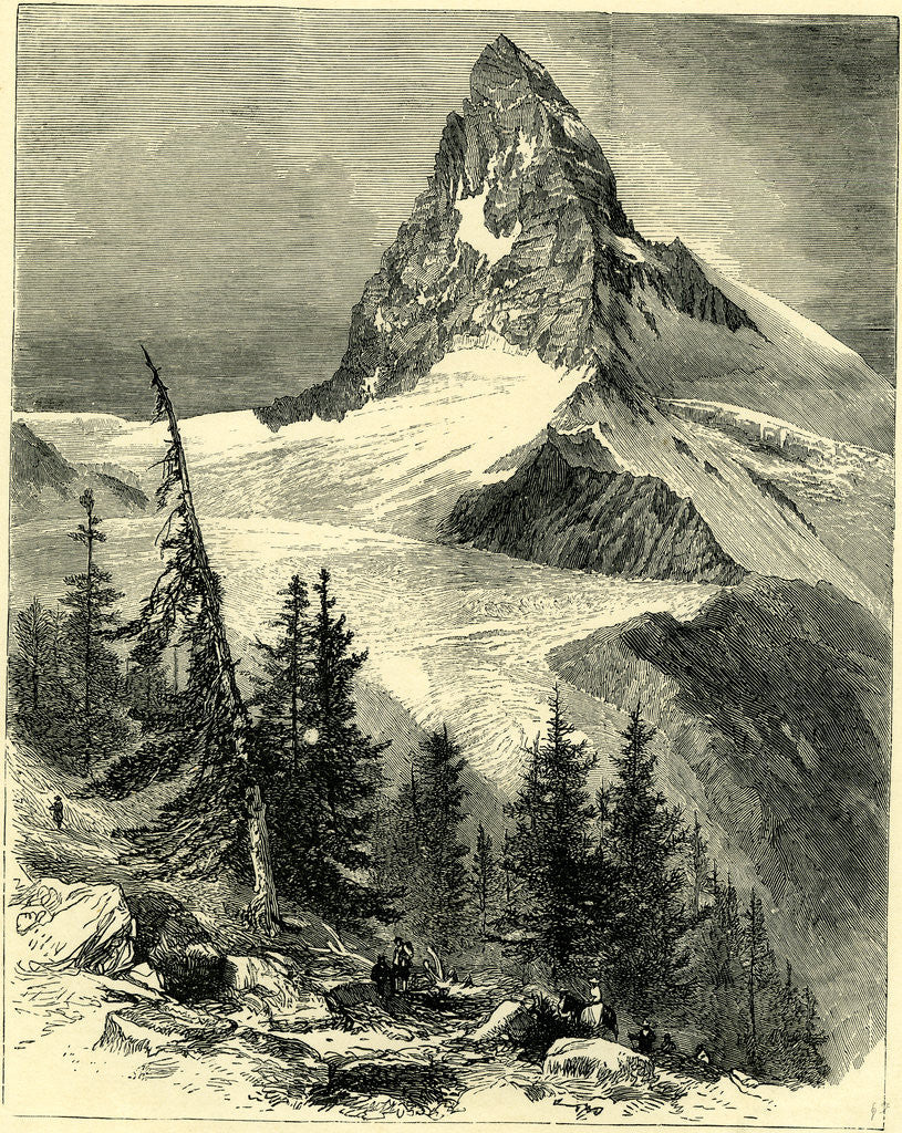 Detail of The Matterhorn Switzerland by Anonymous