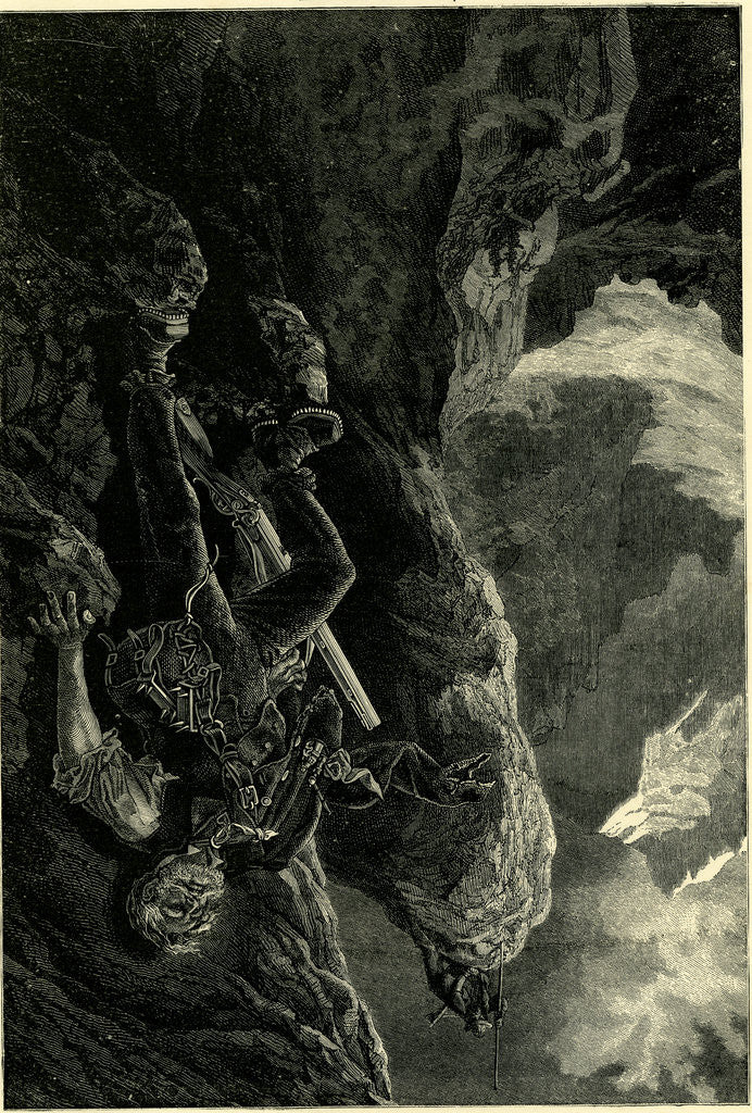 Detail of Switzerland Mountains by Anonymous