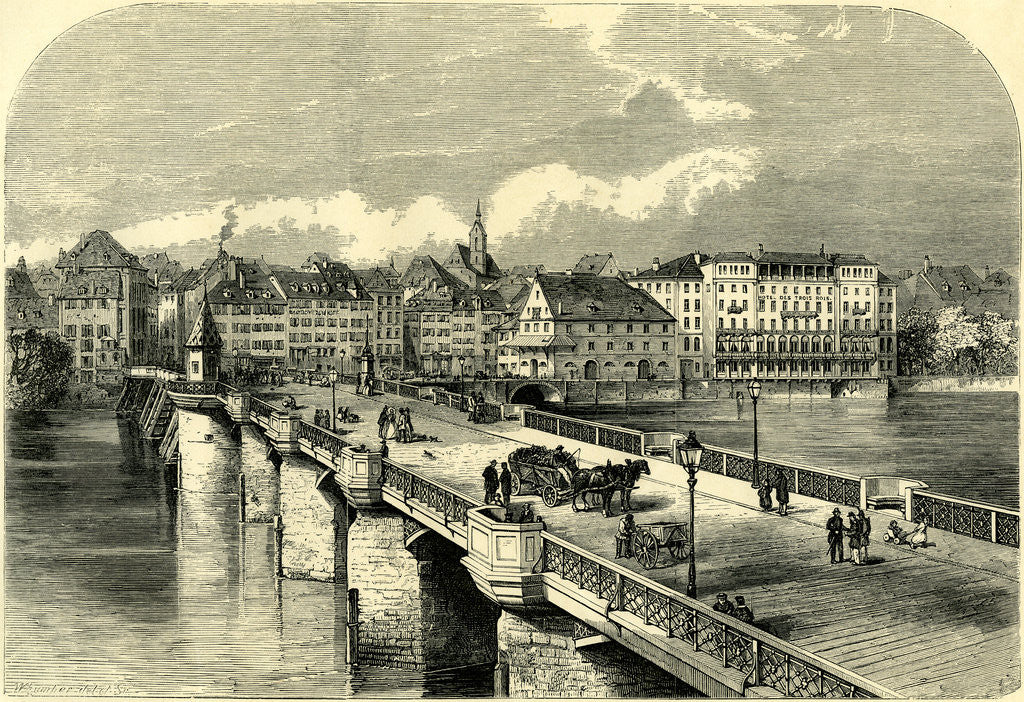 Detail of Basle Switzerland by Anonymous