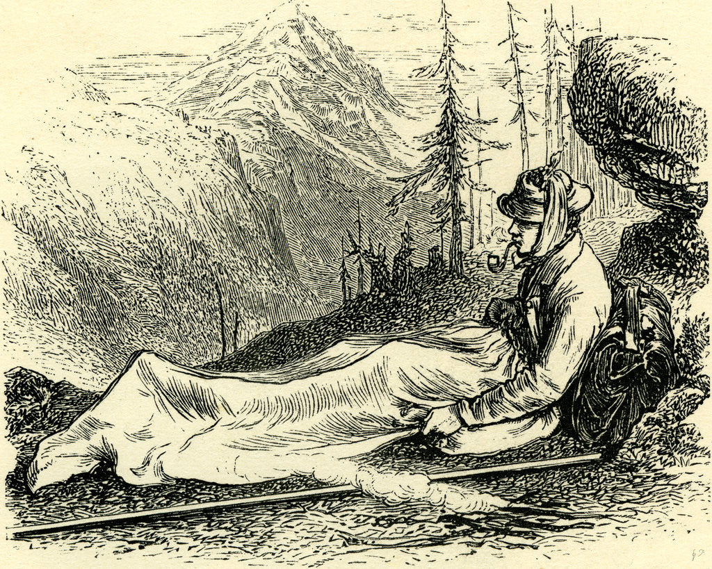 Detail of The Blanket Bag Switzerland by Anonymous