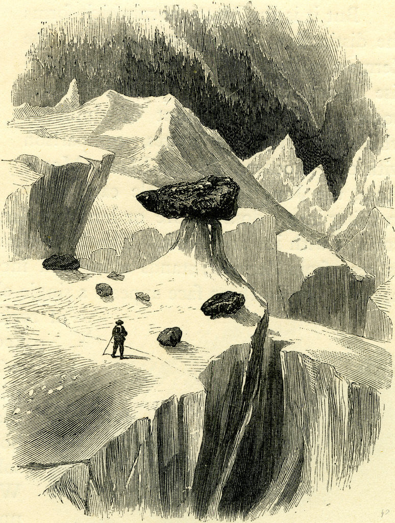 Detail of Glacier Table Switzerland by Anonymous