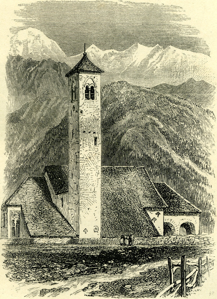 Detail of Macugnaga Church Switzerland by Anonymous