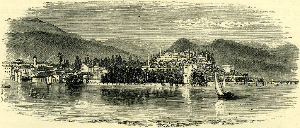 Detail of Isola Bella Lago Maggiore Italy by Anonymous