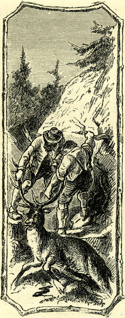 Detail of Switzerland Engraving 19 C by Anonymous