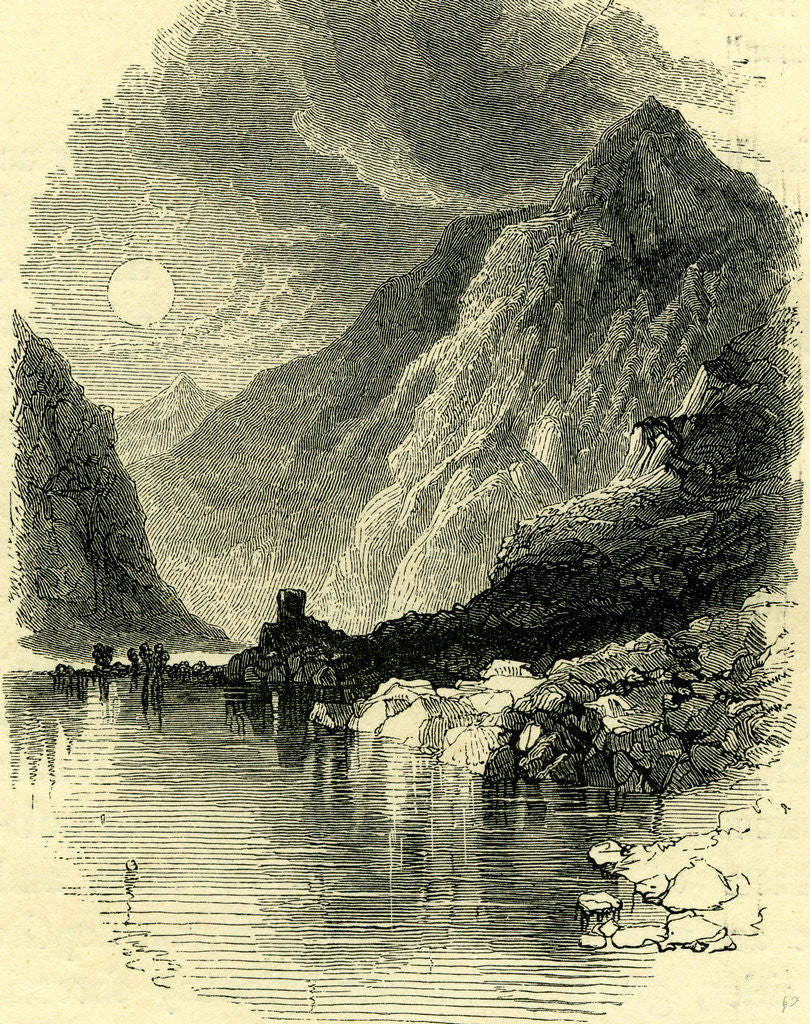 Detail of Swiss Lake Switzerland by Anonymous