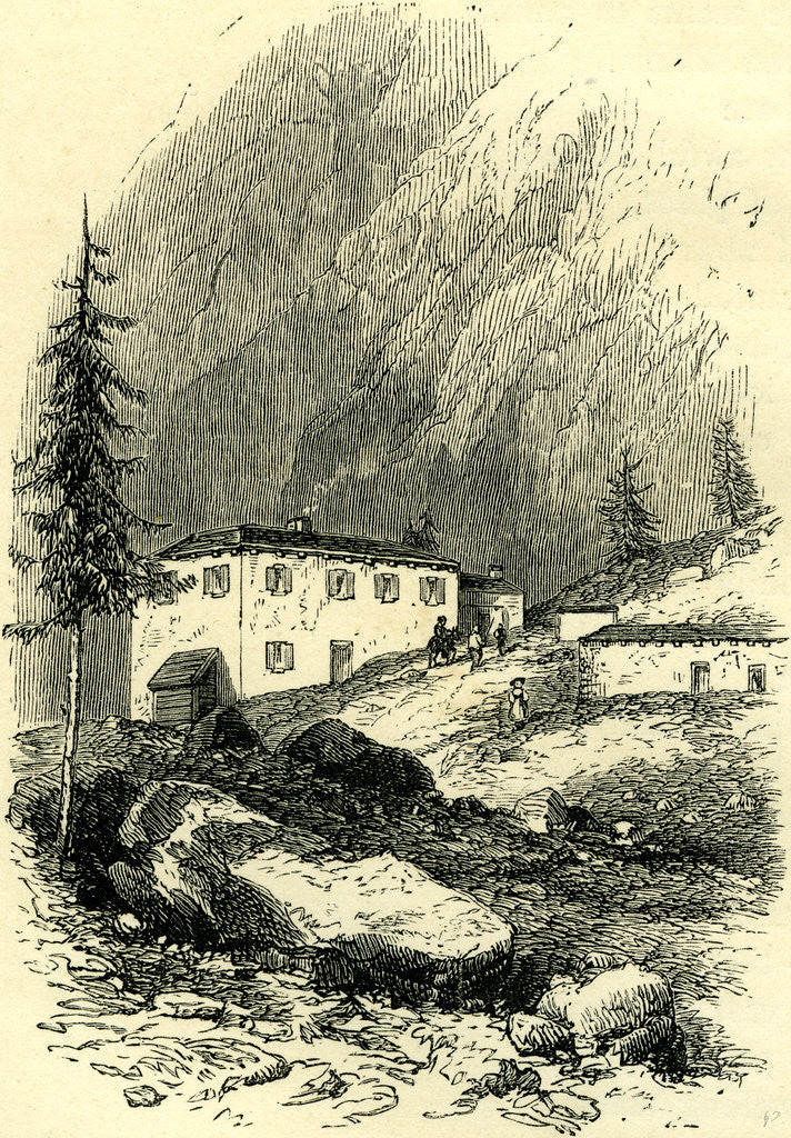 Detail of Montanvert Switzerland by Anonymous