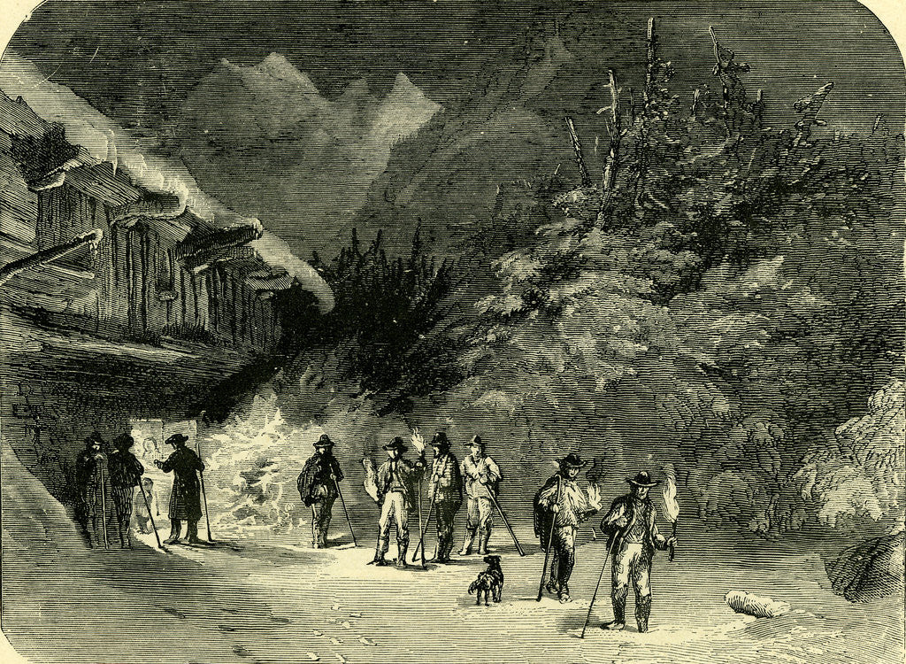 Detail of Neff Setting Out to Preach Switzerland by Anonymous