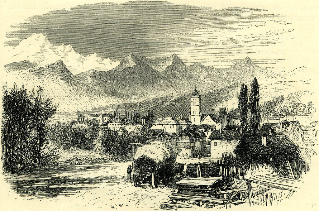 Detail of Gap the Birthplace of Farel Switzerland by Anonymous