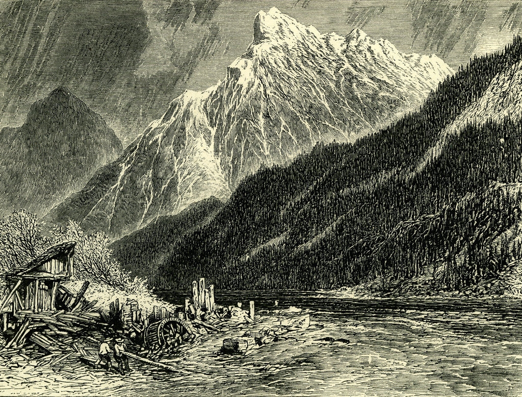 Detail of Dent Du Midi Switzerland by Anonymous