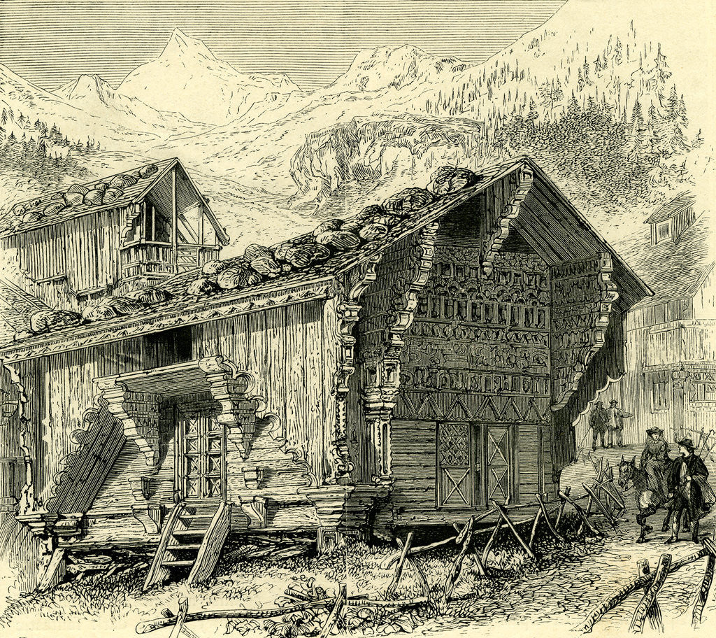 Detail of At Sepey Switzerland by Anonymous