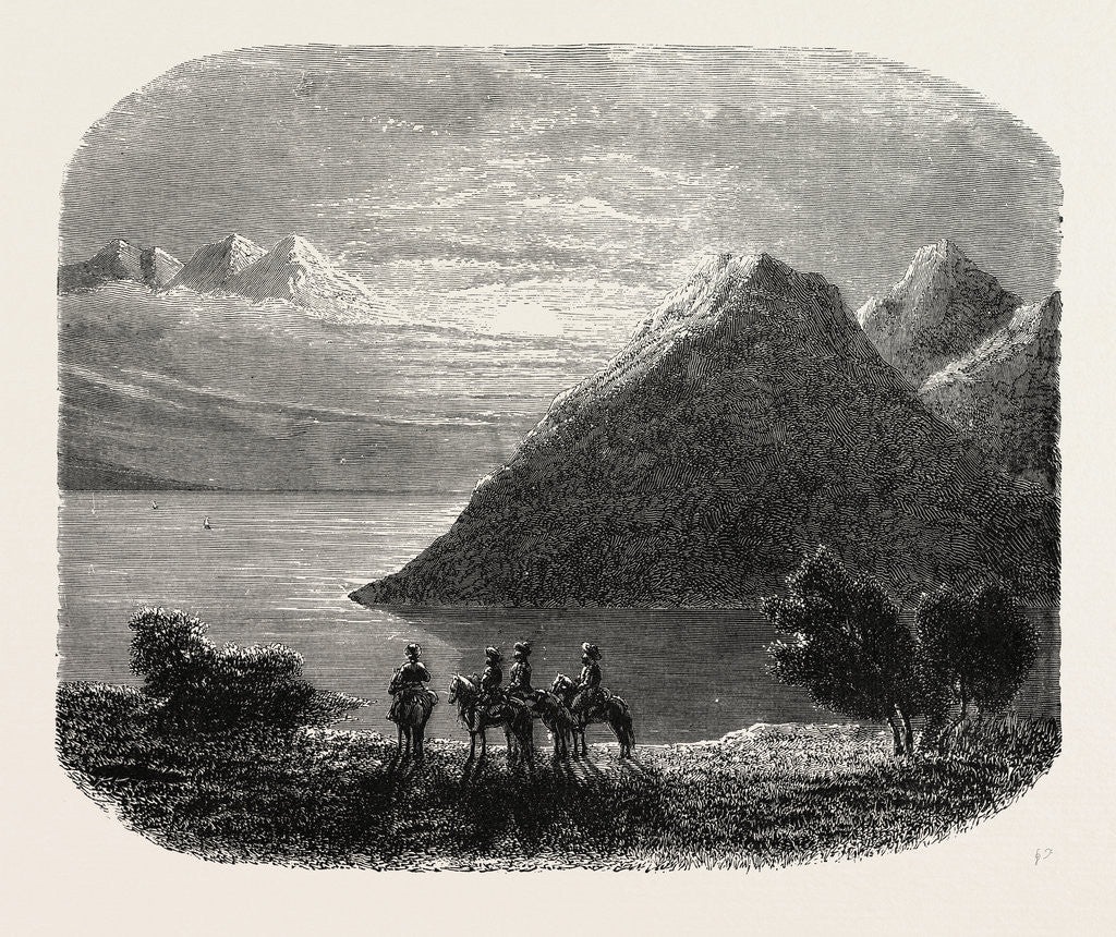 Detail of View on Lake Baikal, Siberia by Anonymous