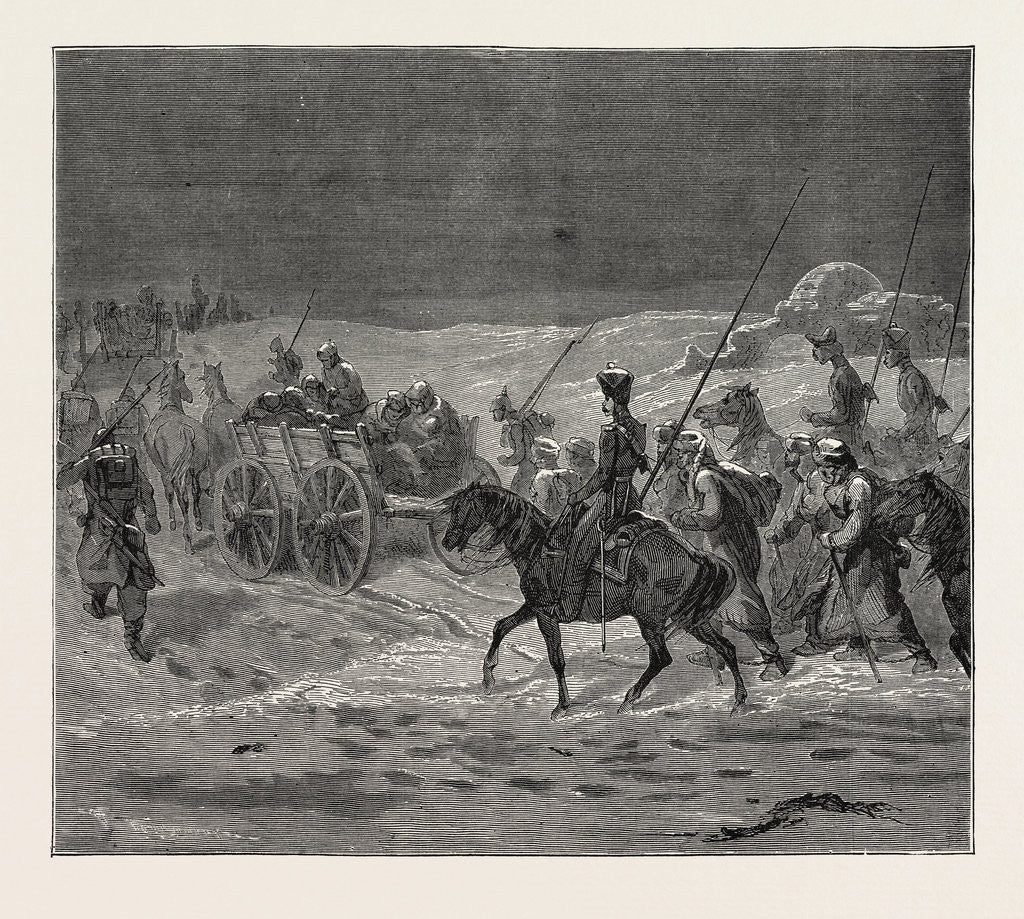 Detail of Prisoners on the Road to Siberia. by Anonymous