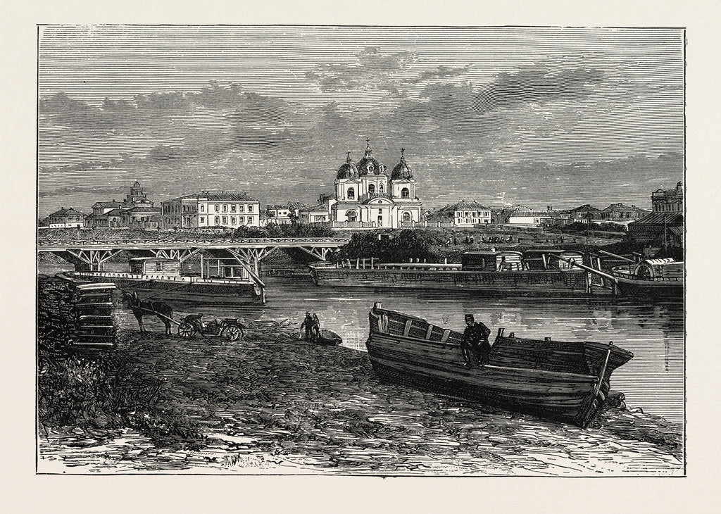 Detail of View of Omsk, Siberia, Russia by Anonymous