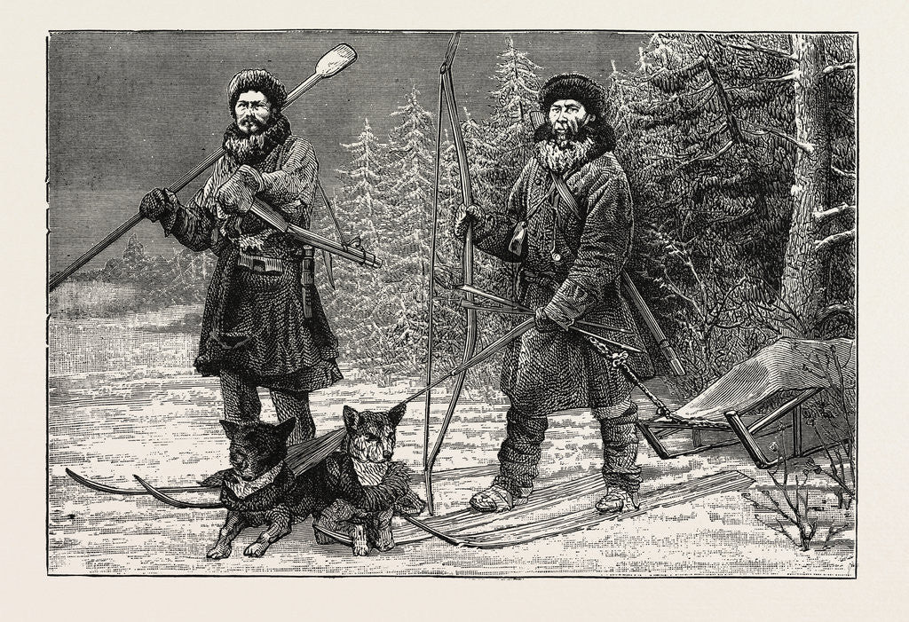 Detail of Ostiak Hunters of Siberia by Anonymous