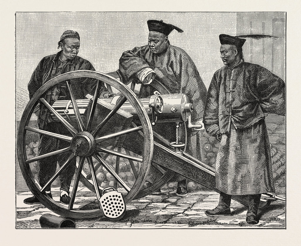 Detail of Chinese Artillerymen by Anonymous