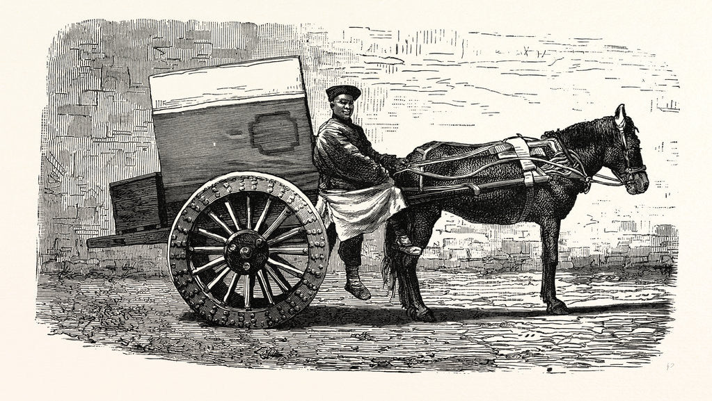 Detail of A Chinese Cart by Anonymous