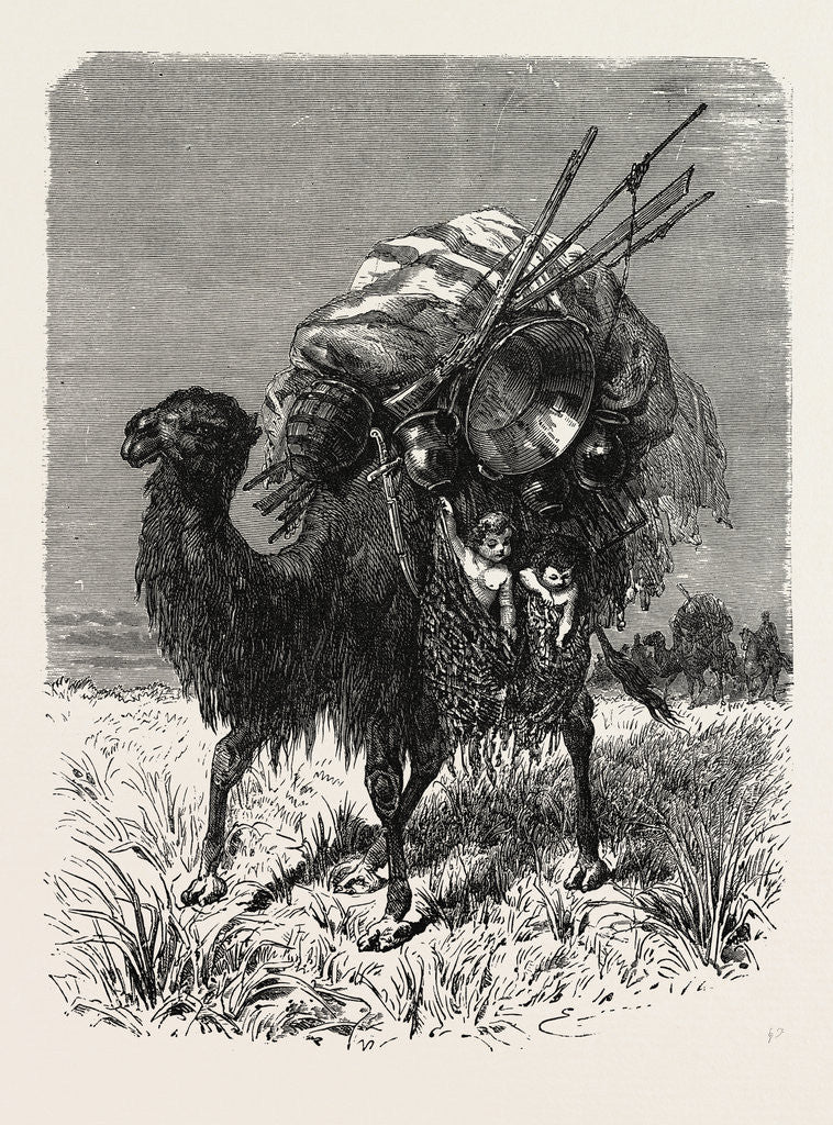 Detail of A Mongol Camel on the March by Anonymous