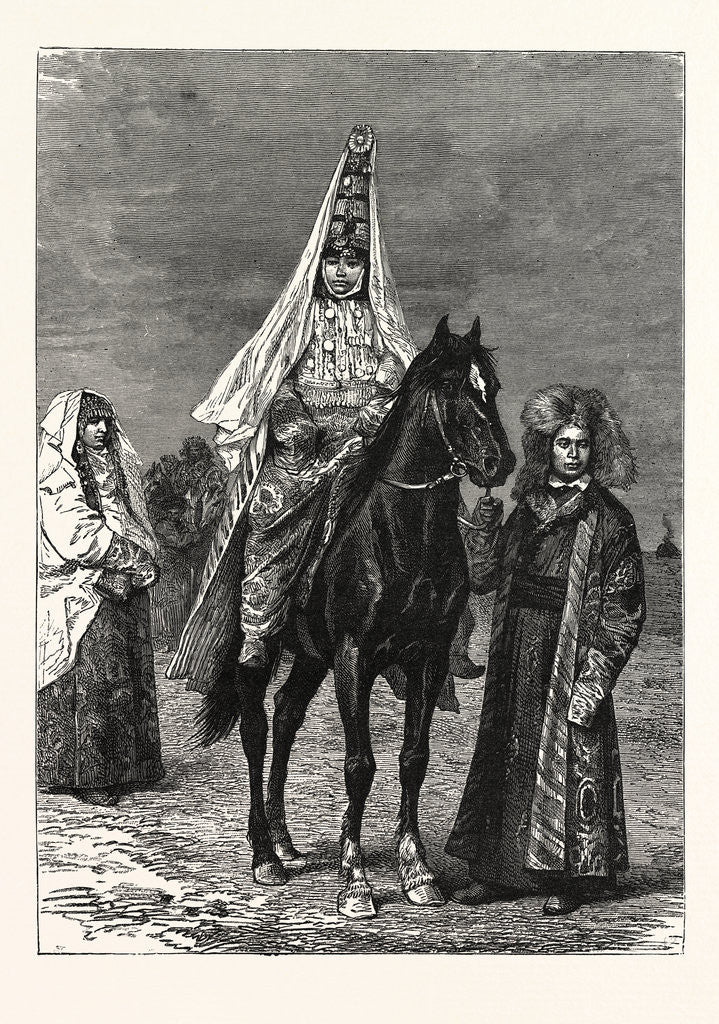 Detail of A Kirghiz Bride by Anonymous