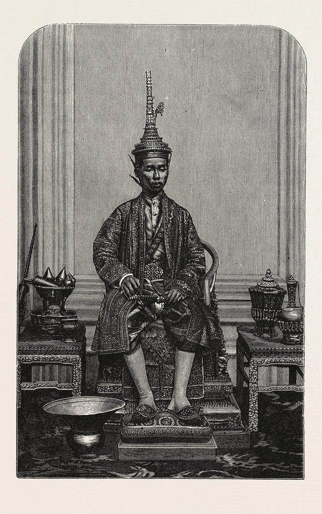 Detail of The Supreme King of Siam in His State Robes by Anonymous