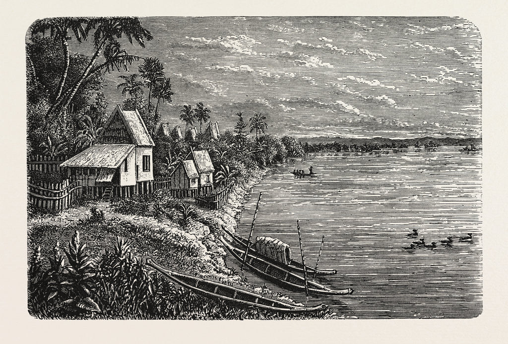 Detail of View in Khong, Cambodia by Anonymous