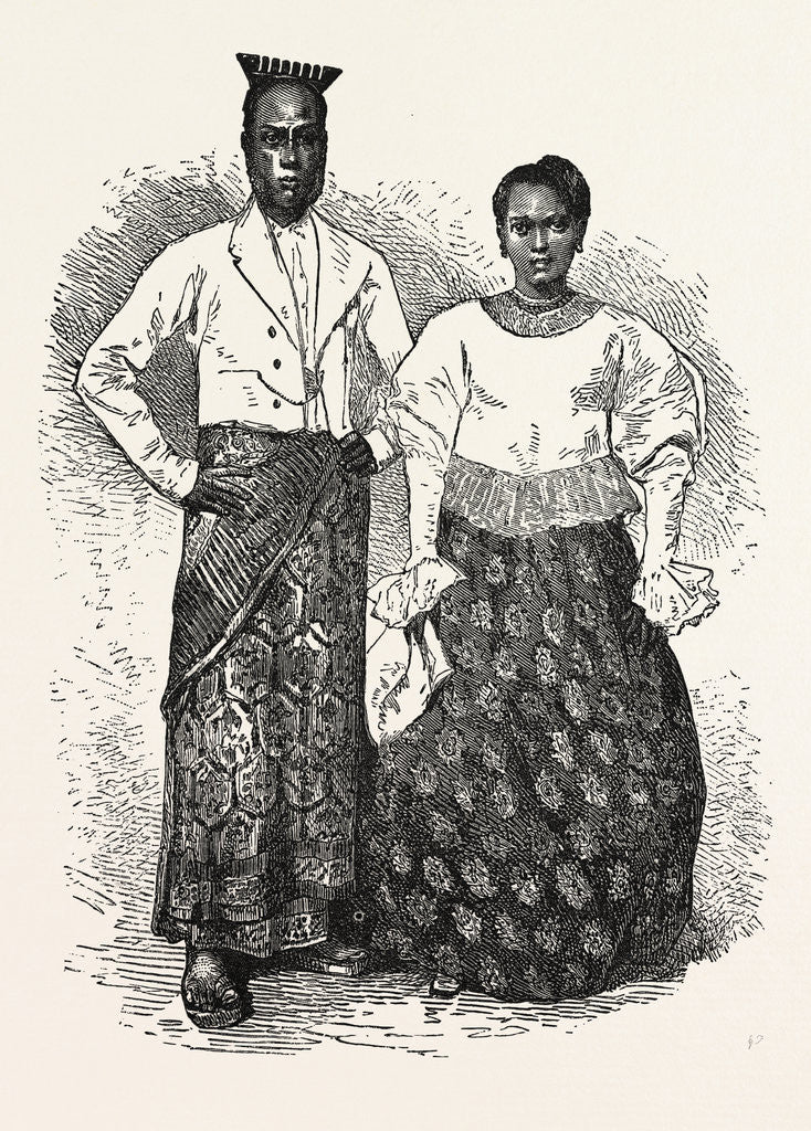 Detail of Burghers of Ceylon, Sri Lanka by Anonymous